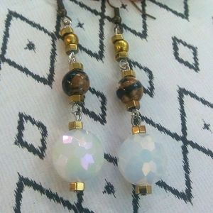 GOLD GRANITE EARRINGS